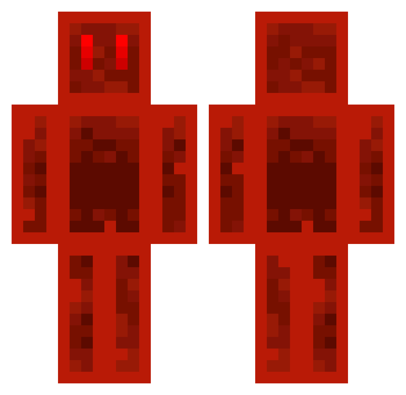 GuestAAAAAAAAAA Minecraft skin, front and back view