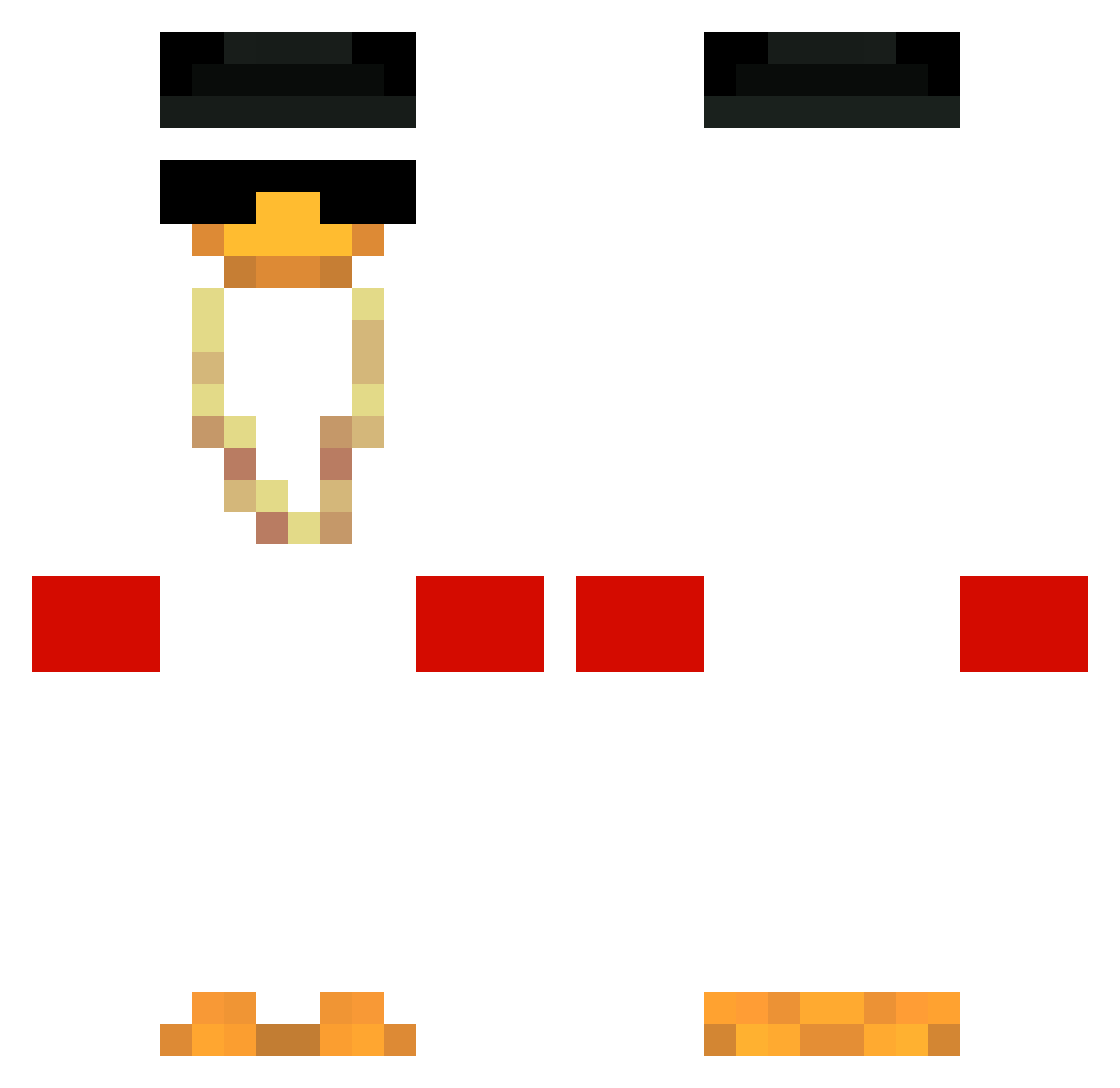 Liam_Burger Minecraft skin, front and back view