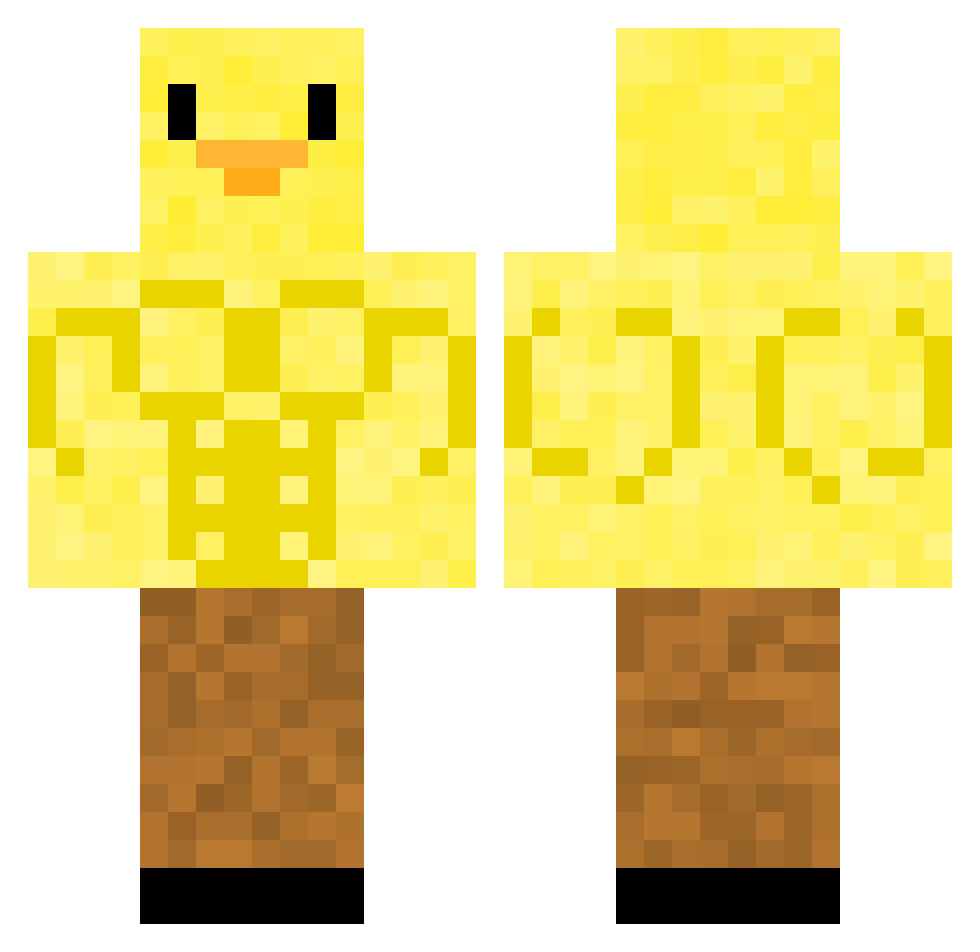 taebin0202 Minecraft skin, front and back view