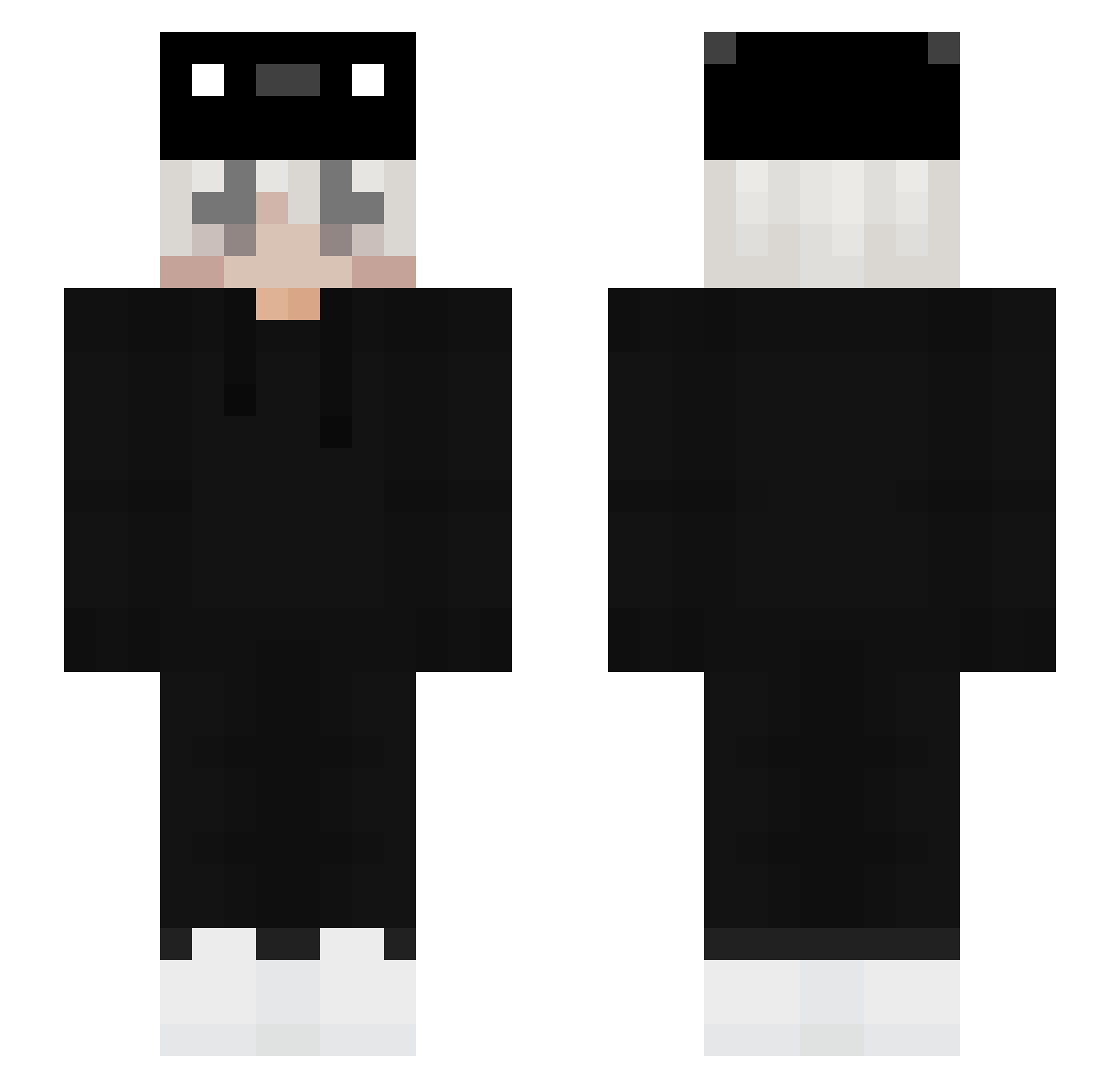 ShishaVerkeufer Minecraft skin, front and back view