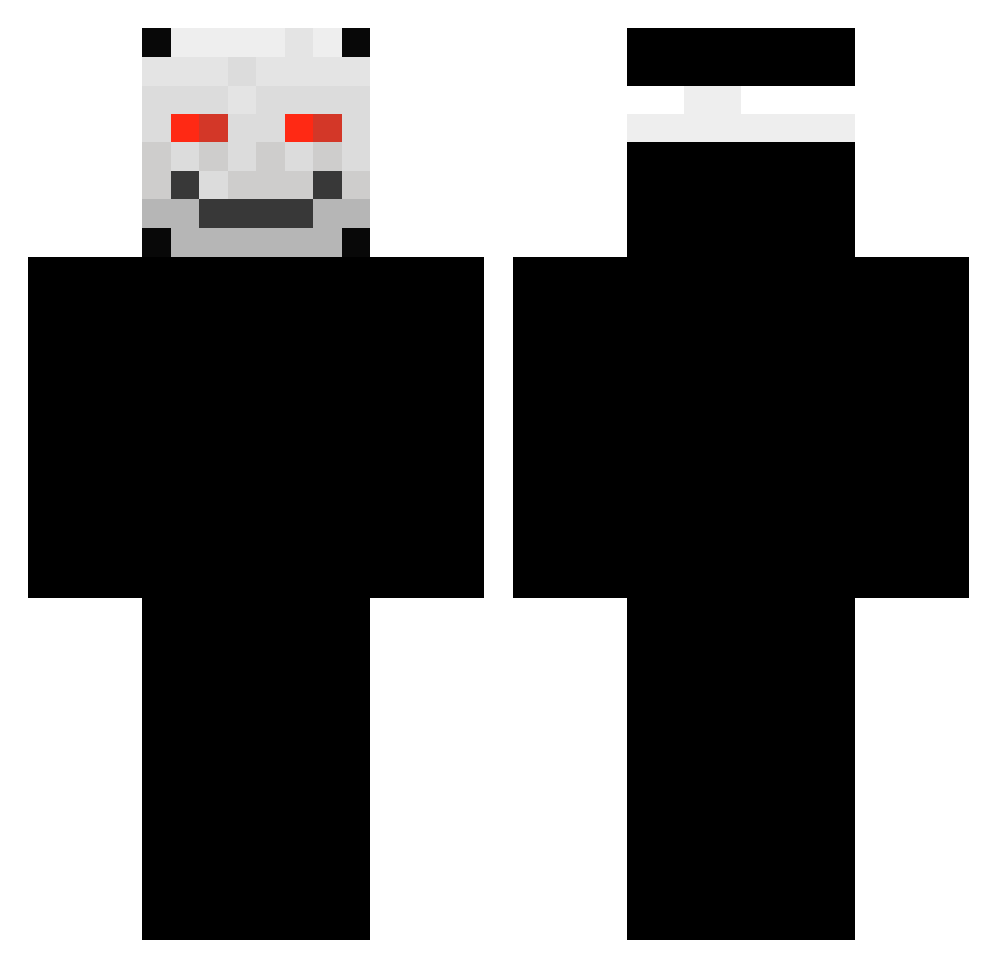 primal_YT Minecraft skin, front and back view