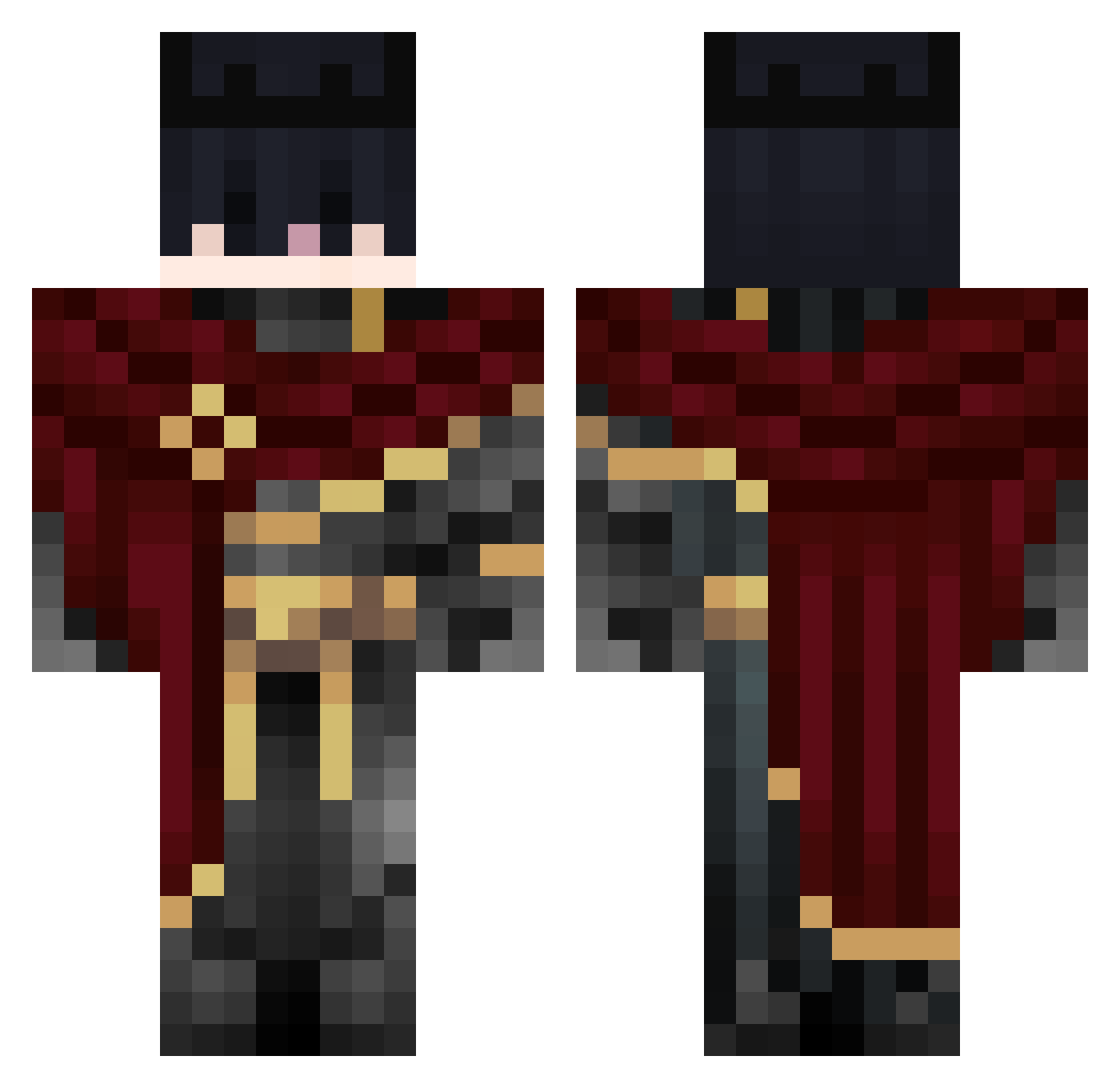 Ard4_ Minecraft skin, front and back view