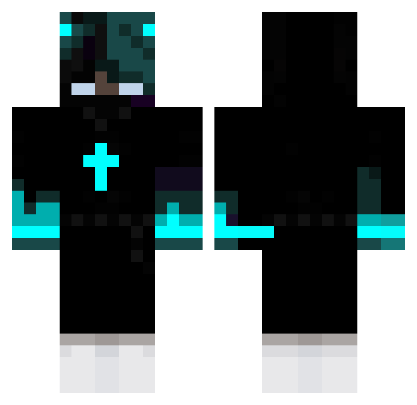 ezye2342 Minecraft skin, front and back view