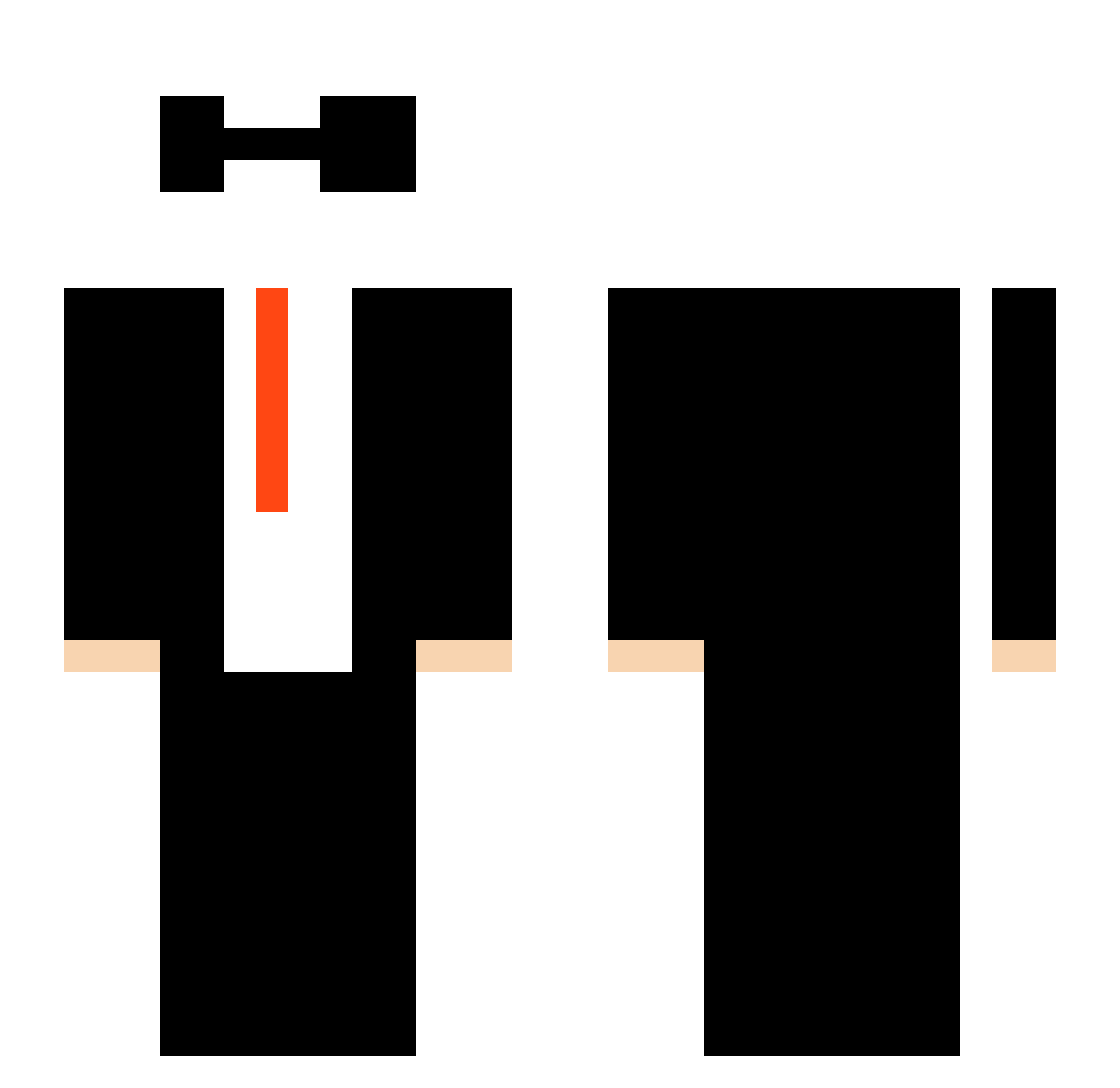 MrZ_Xry Minecraft skin, front and back view
