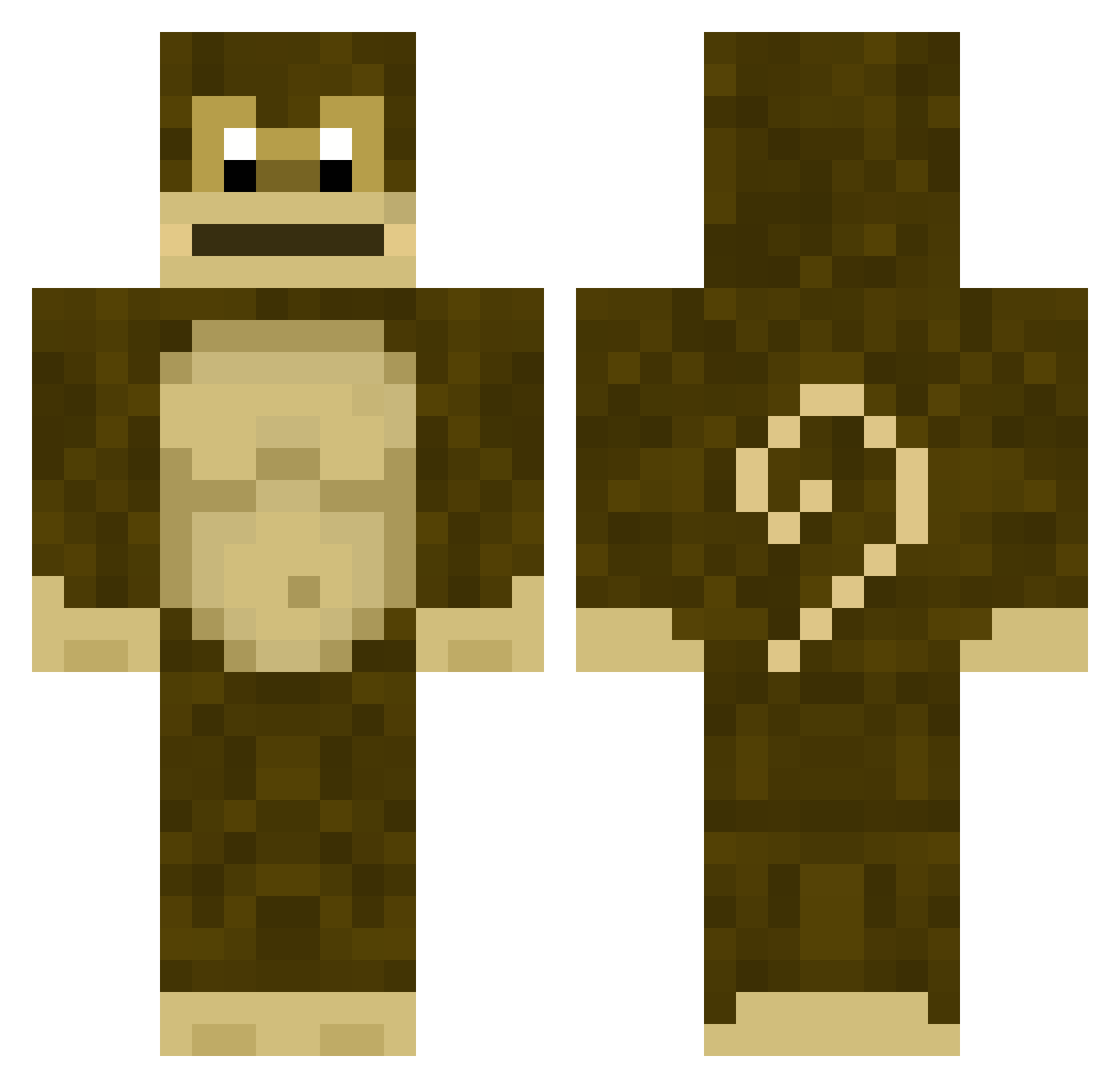Super_Manguy Minecraft skin, front and back view