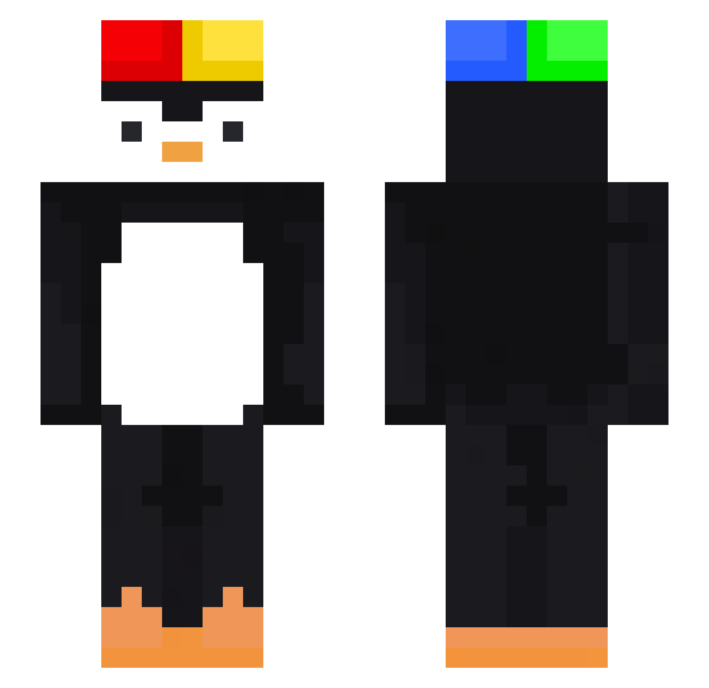 Cyrusx_ Minecraft skin, front and back view