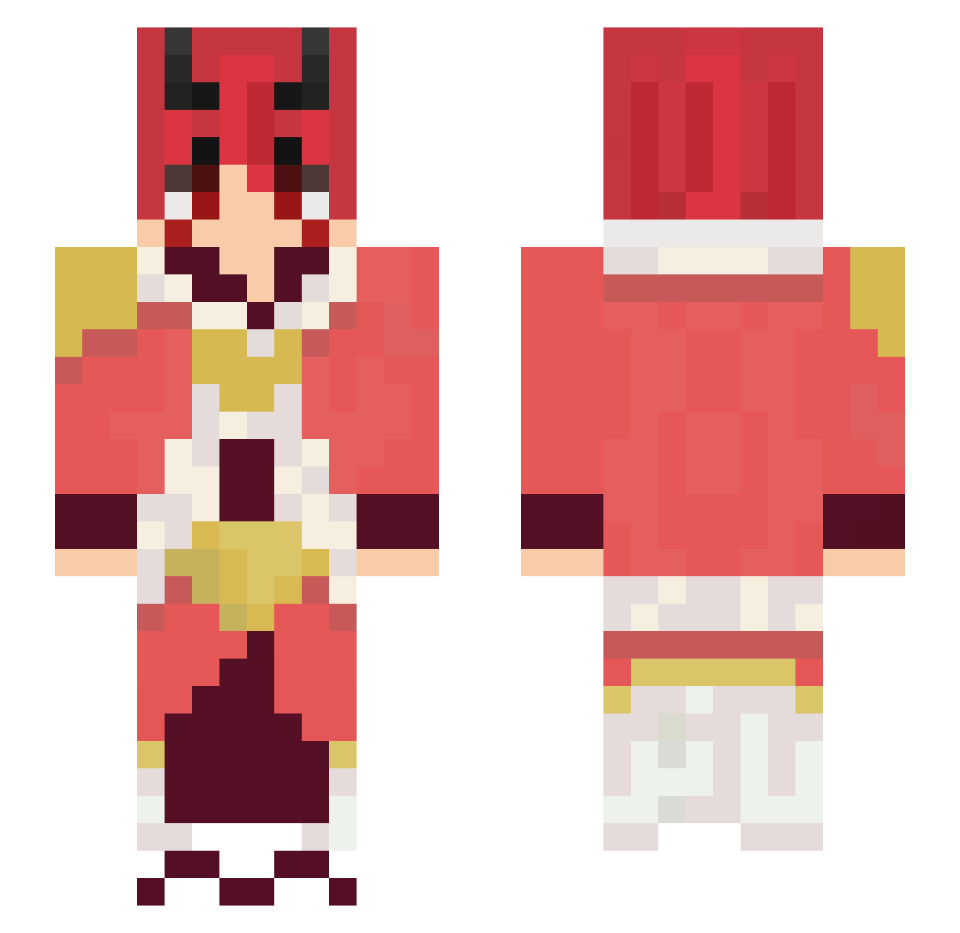 goodgravybro Minecraft skin, front and back view