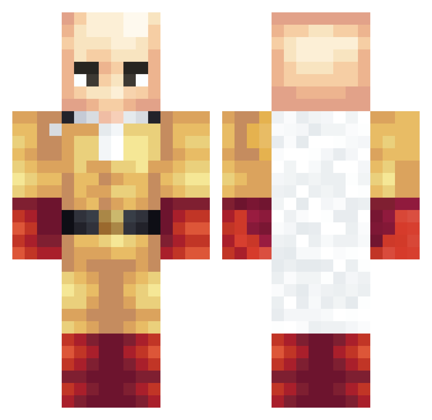 GUISANTITONOHACK Minecraft skin, front and back view