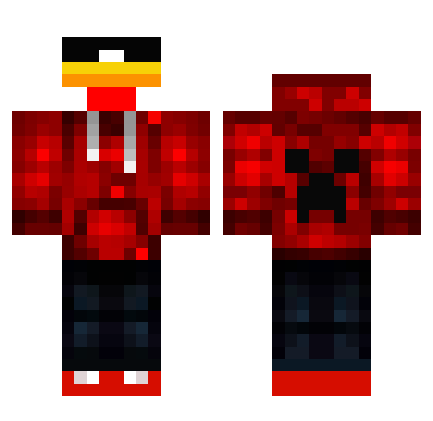 superluk_ Minecraft skin, front and back view
