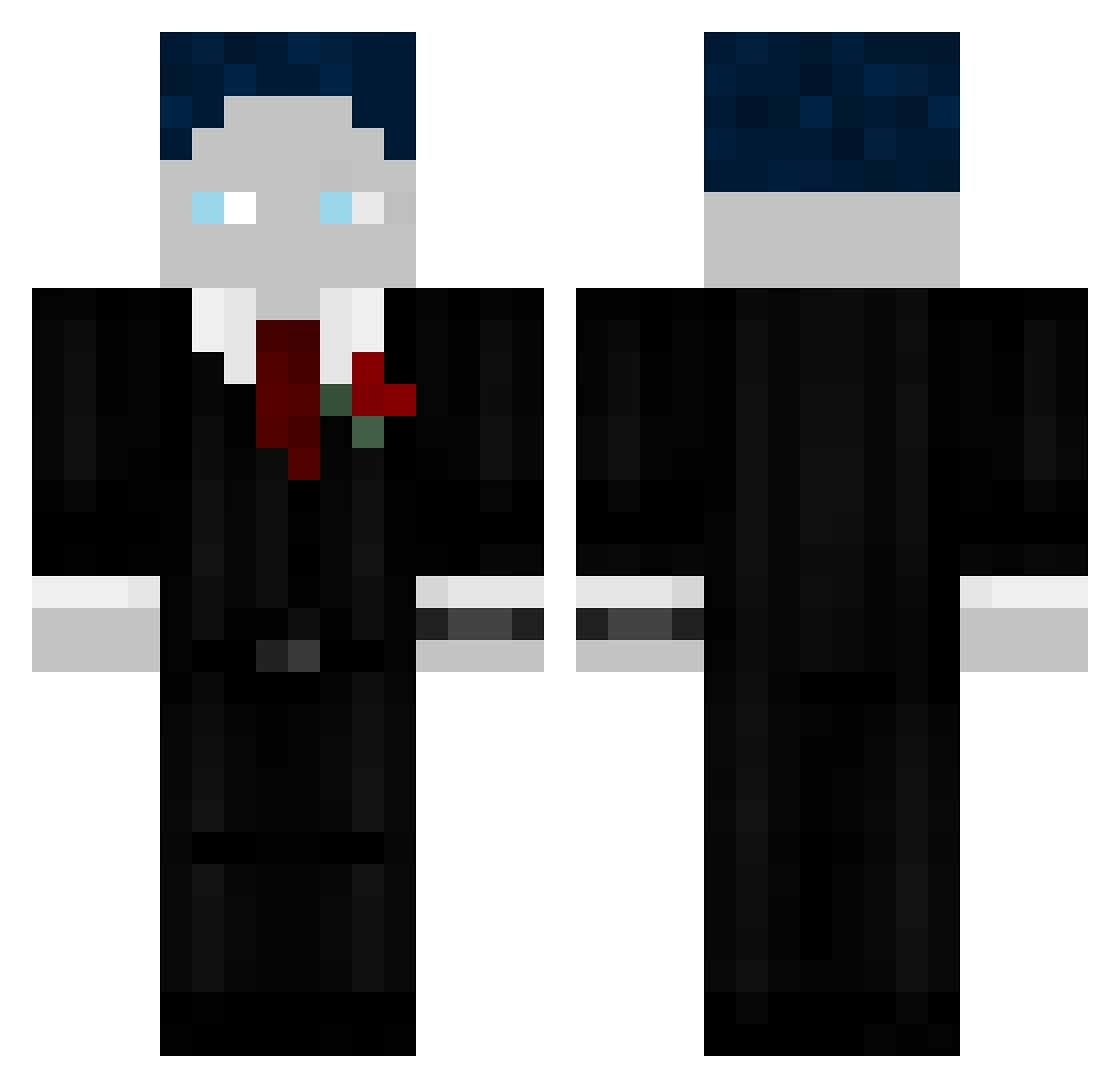 2197luaP Minecraft skin, front and back view