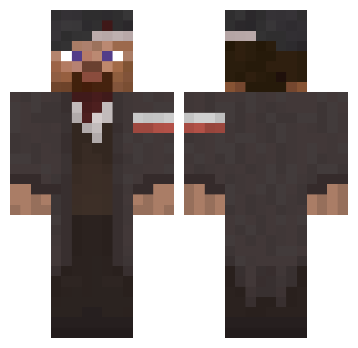 easy_duz_it Minecraft skin, front and back view