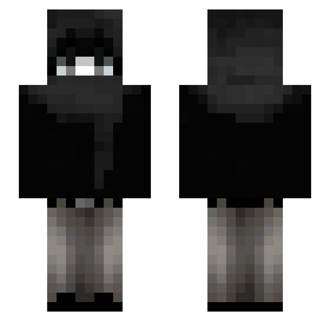 vlnny1 Minecraft skin, front and back view
