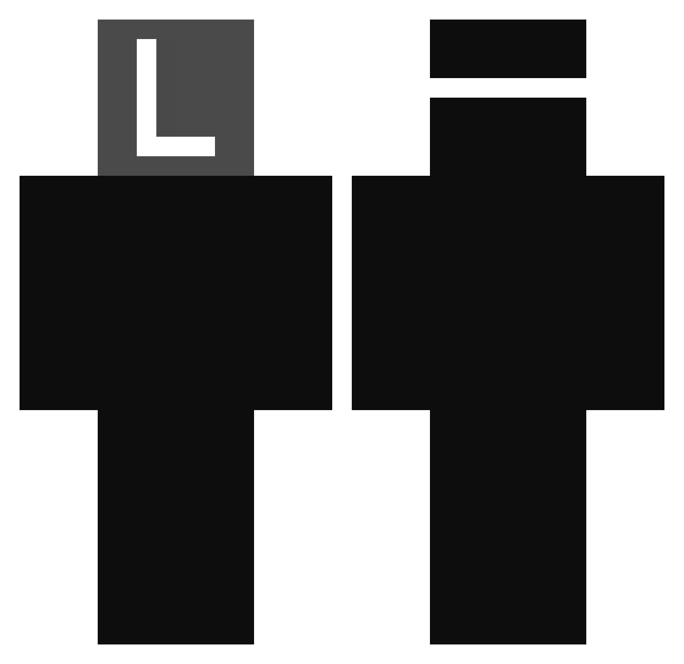 zRipped_ Minecraft skin, front and back view
