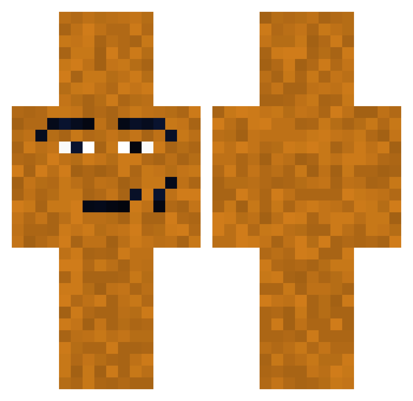 tychospeed Minecraft skin, front and back view