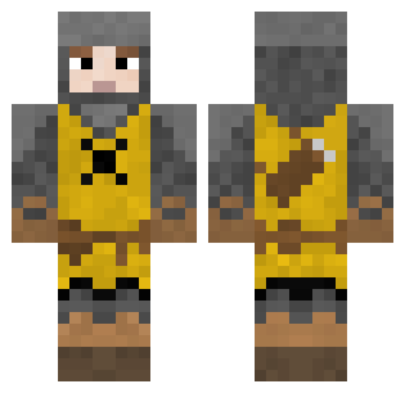 TimmyTh3SwagGod Minecraft skin, front and back view