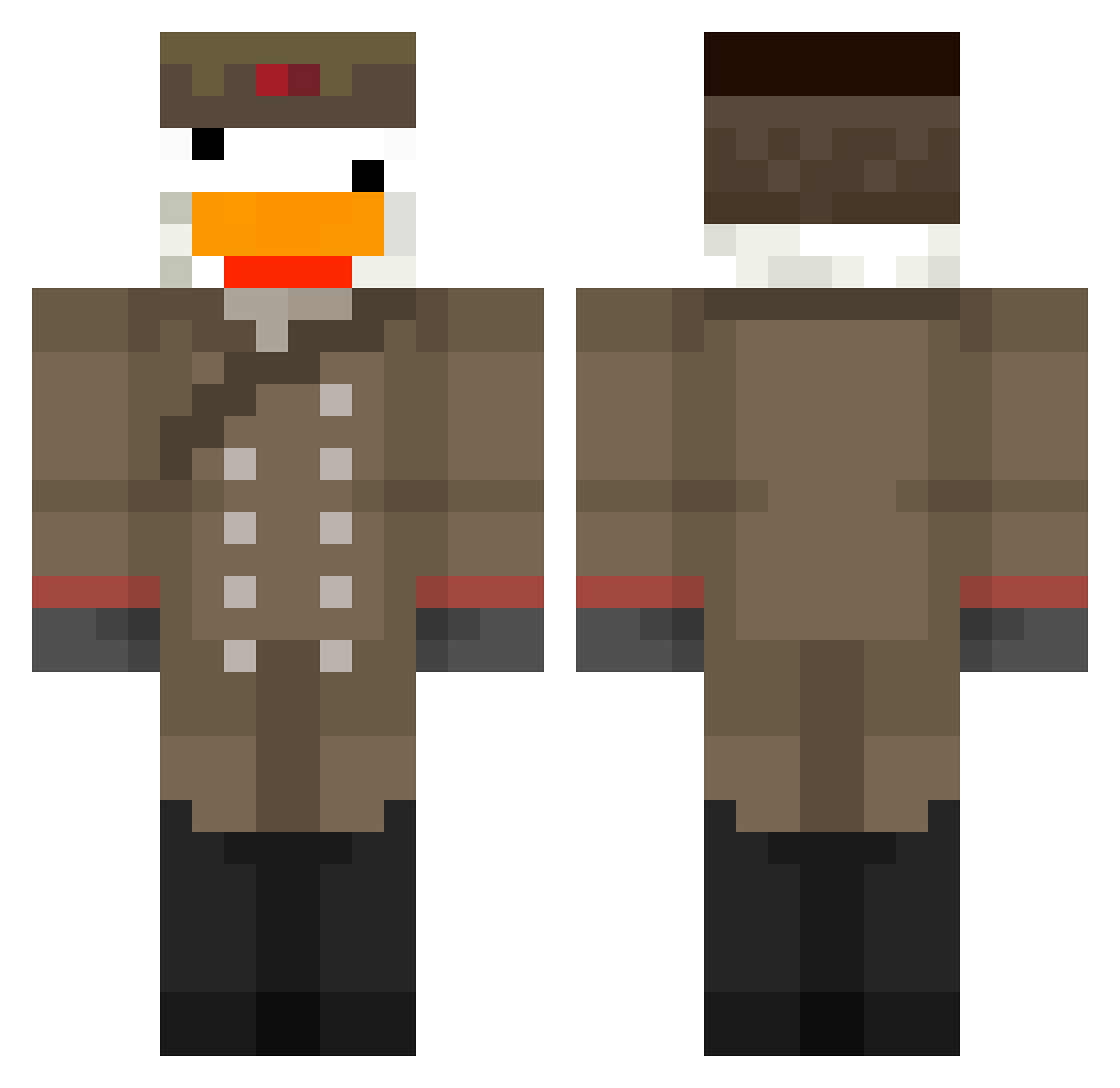 nakugod1790 Minecraft skin, front and back view