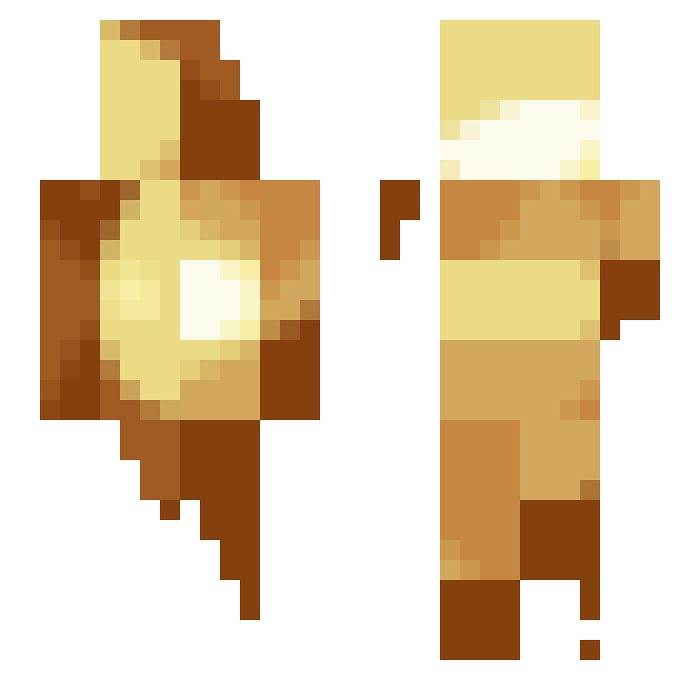 tsukuyomi_dream Minecraft skin, front and back view