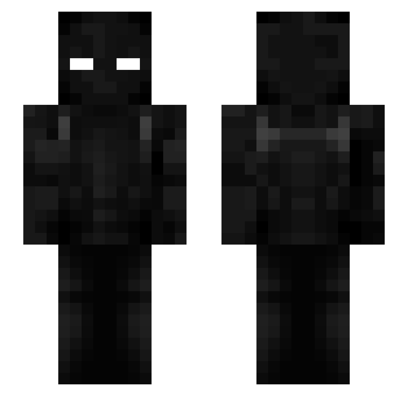 wjz66 Minecraft skin, front and back view