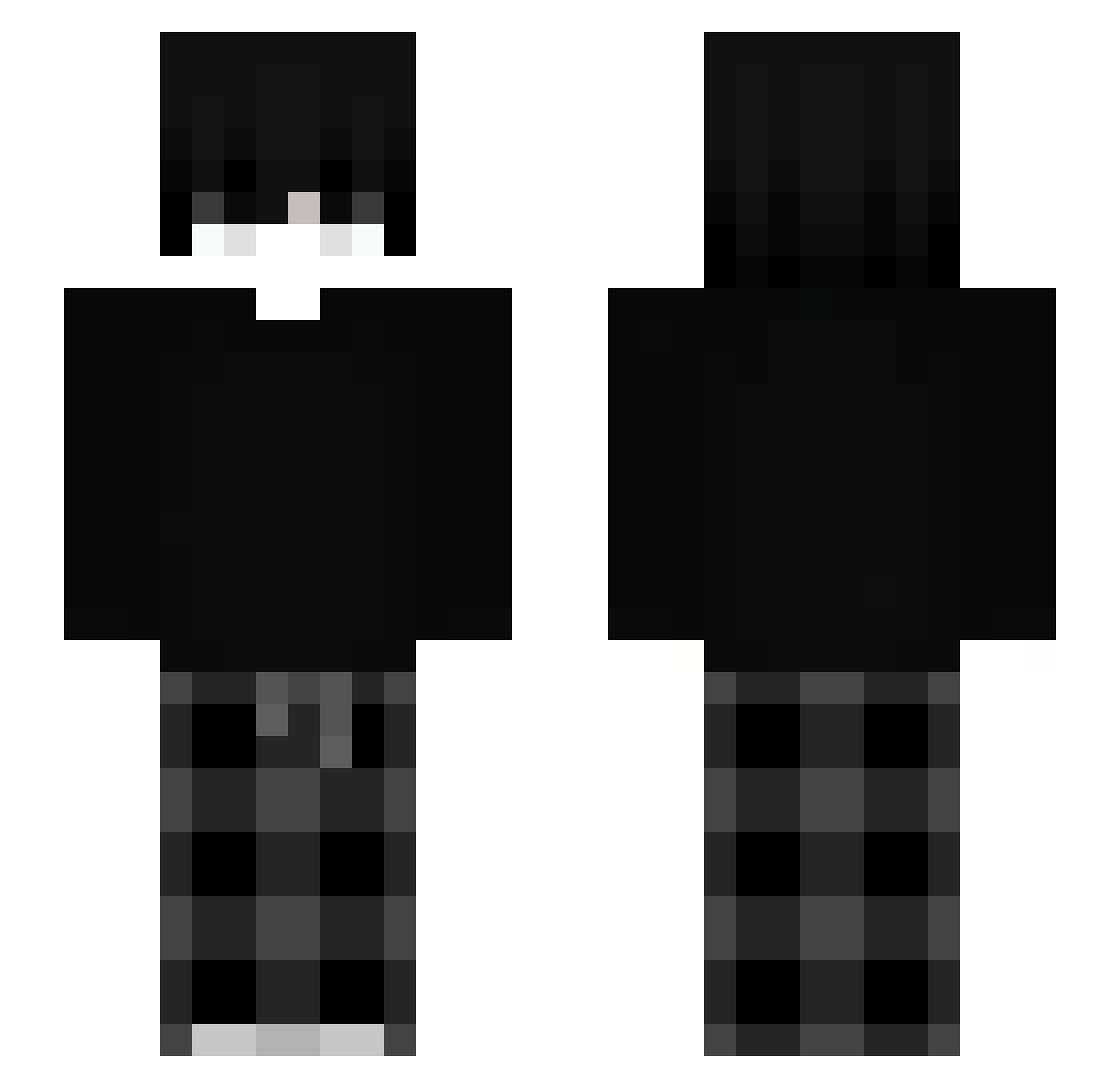 Sxckz_ Minecraft skin, front and back view