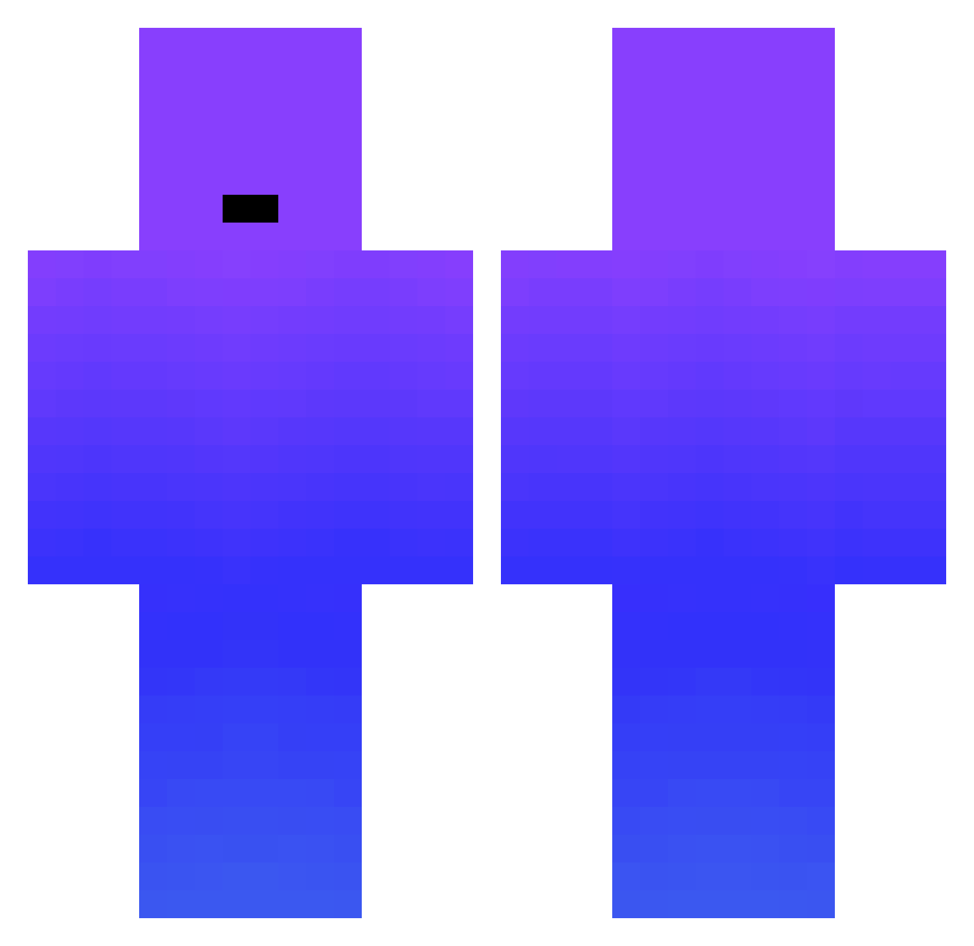 Sanglier__ Minecraft skin, front and back view