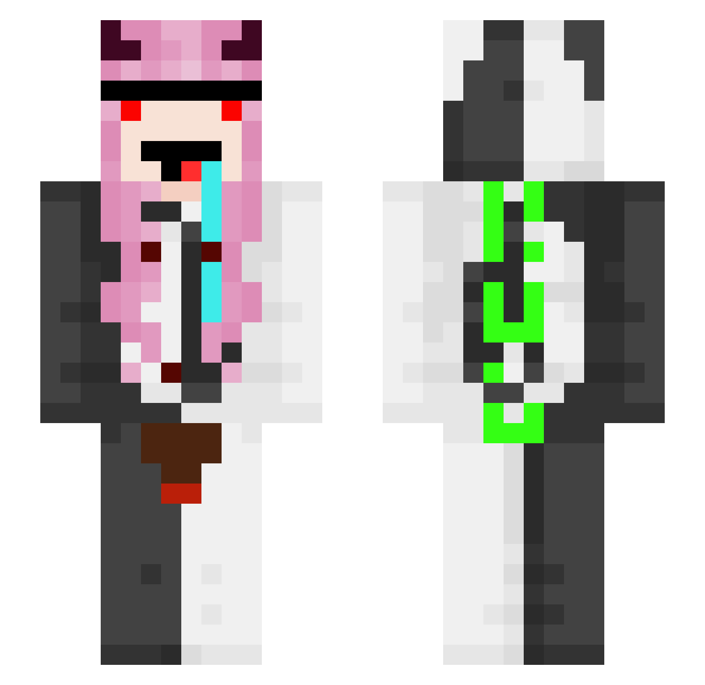 vatss_v2 Minecraft skin, front and back view
