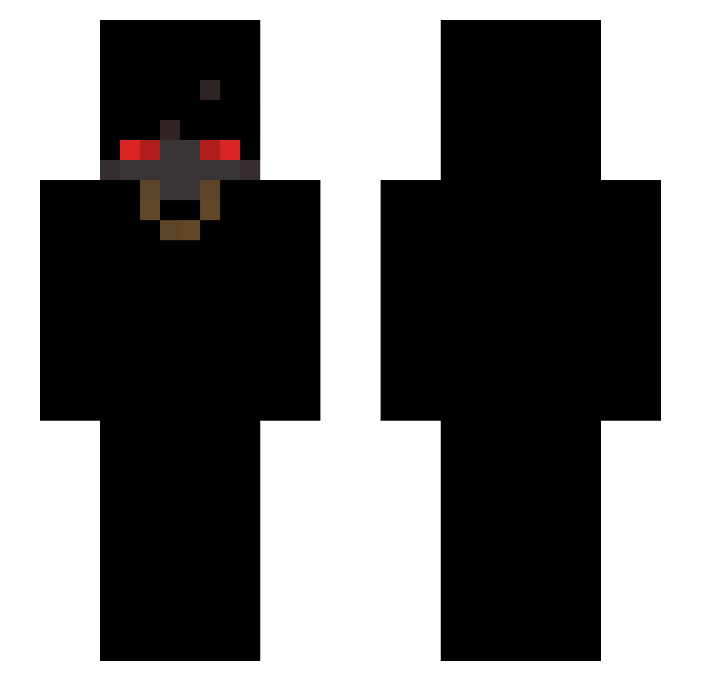zakletystul Minecraft skin, front and back view