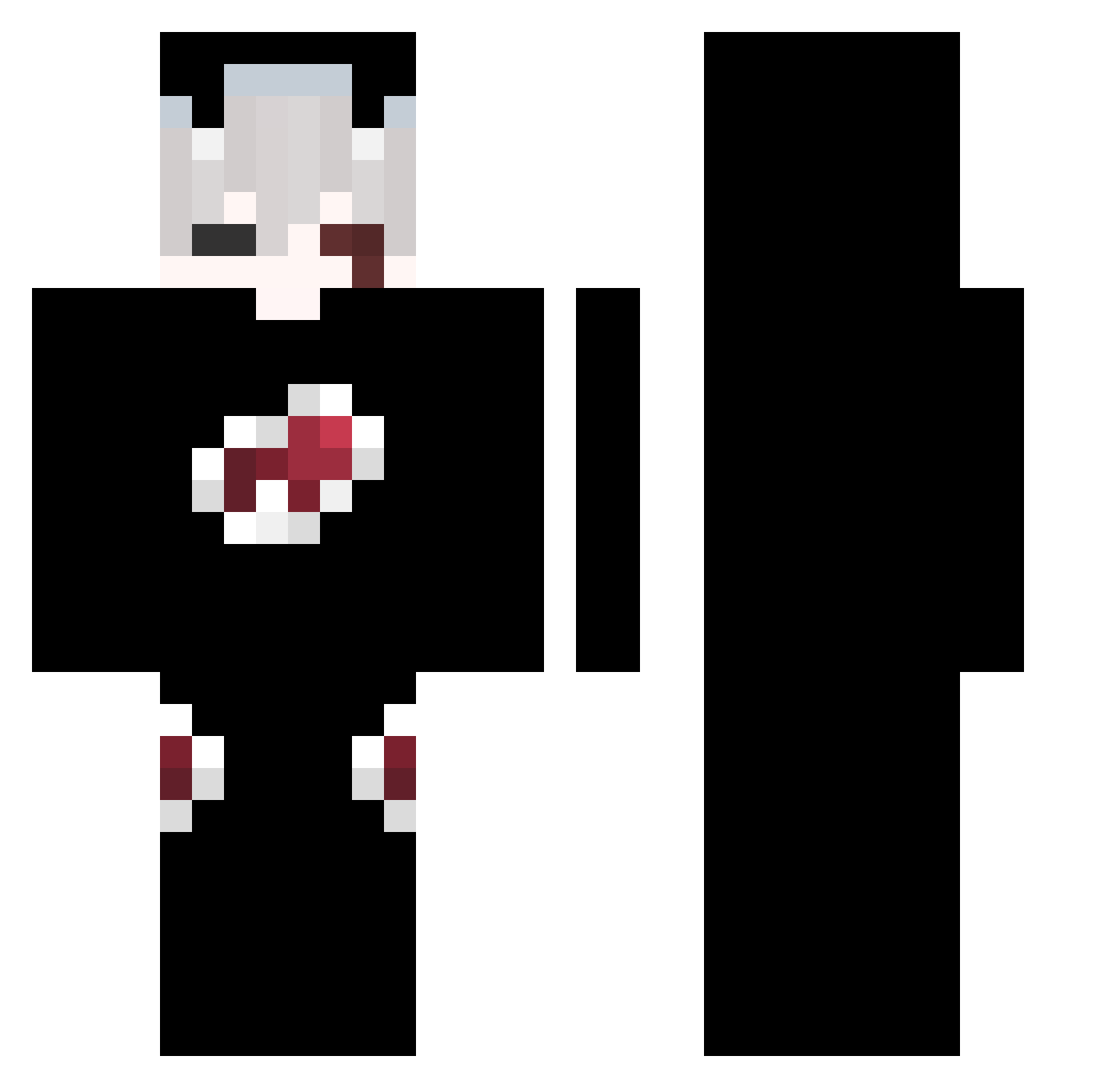 selman_TR Minecraft skin, front and back view