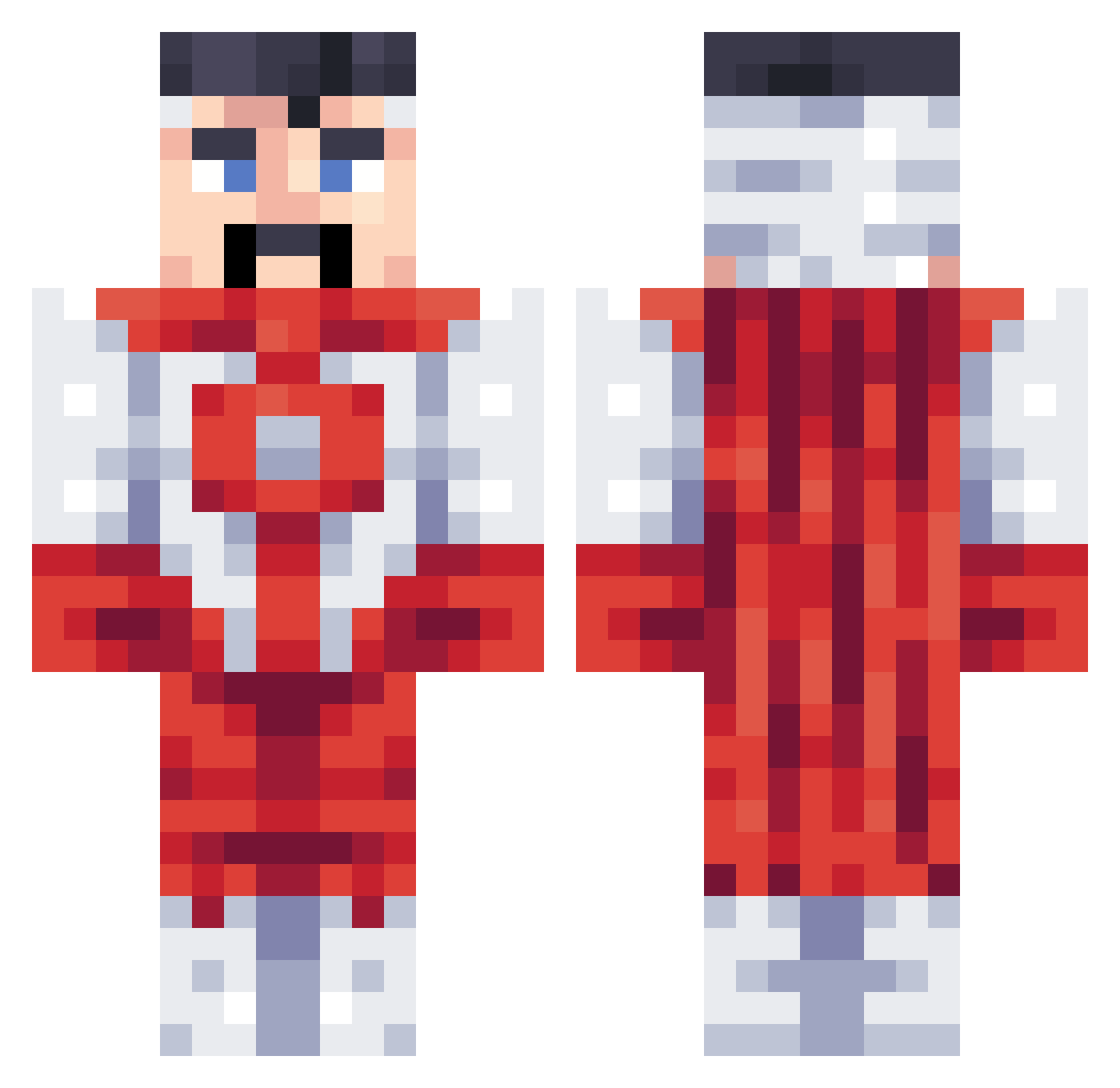 Nether_you_mind Minecraft skin, front and back view