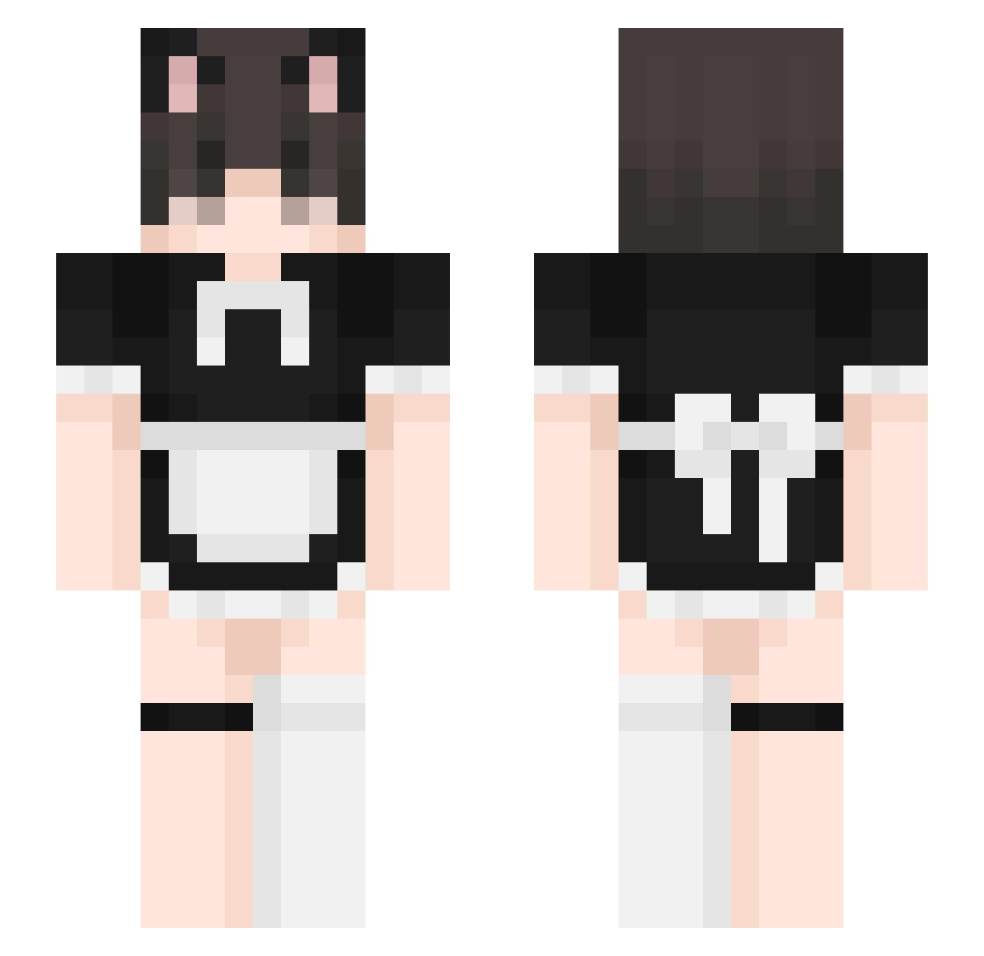 Diegofacherlo Minecraft skin, front and back view