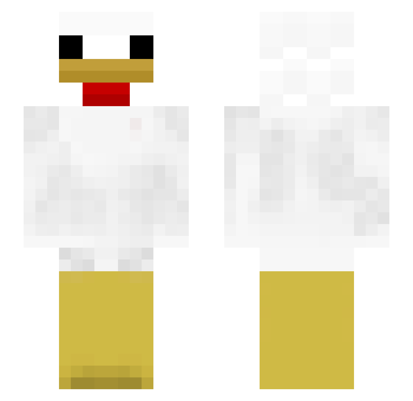 wsadjebany206 Minecraft skin, front and back view