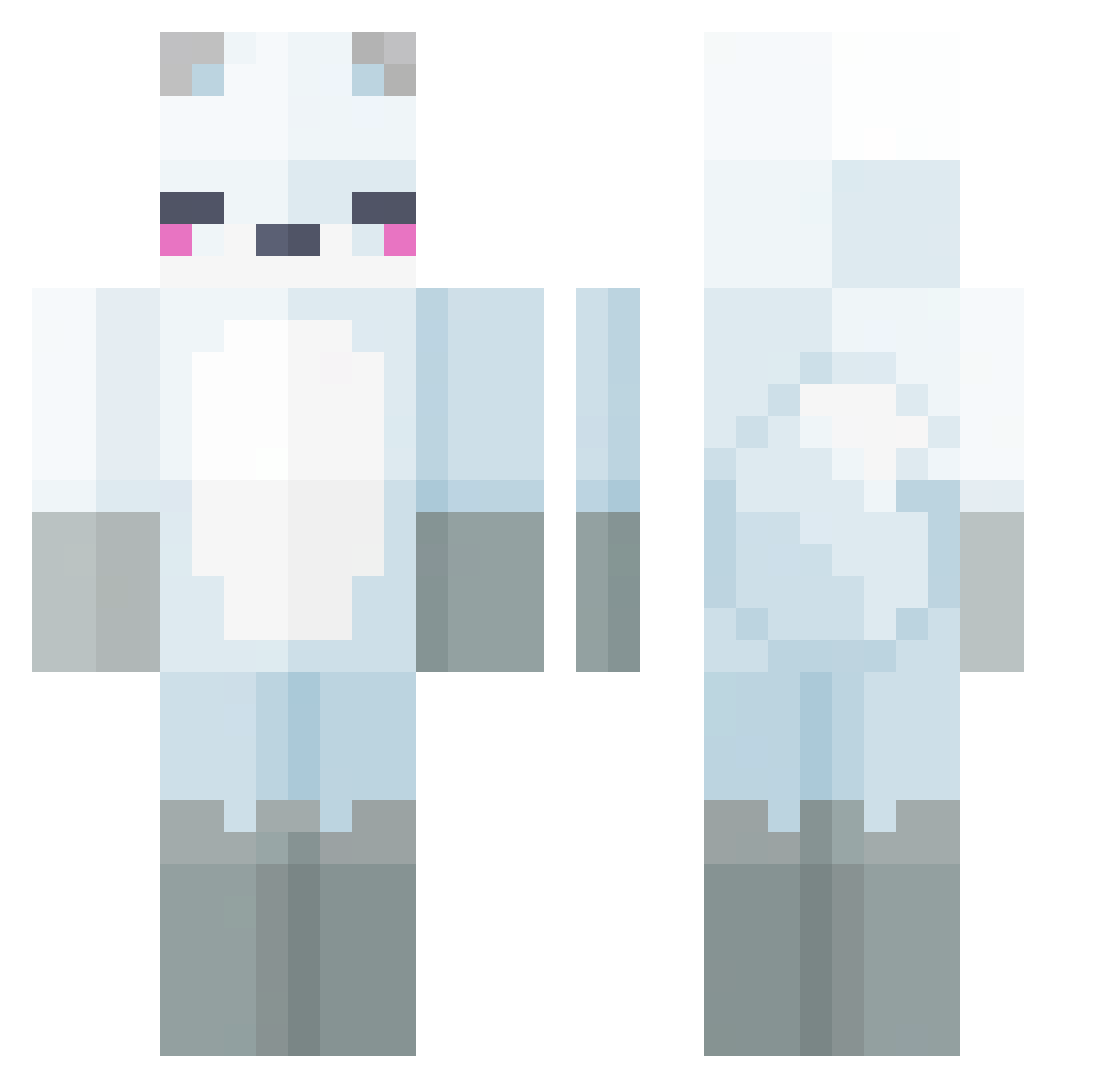Farahhh_ Minecraft skin, front and back view
