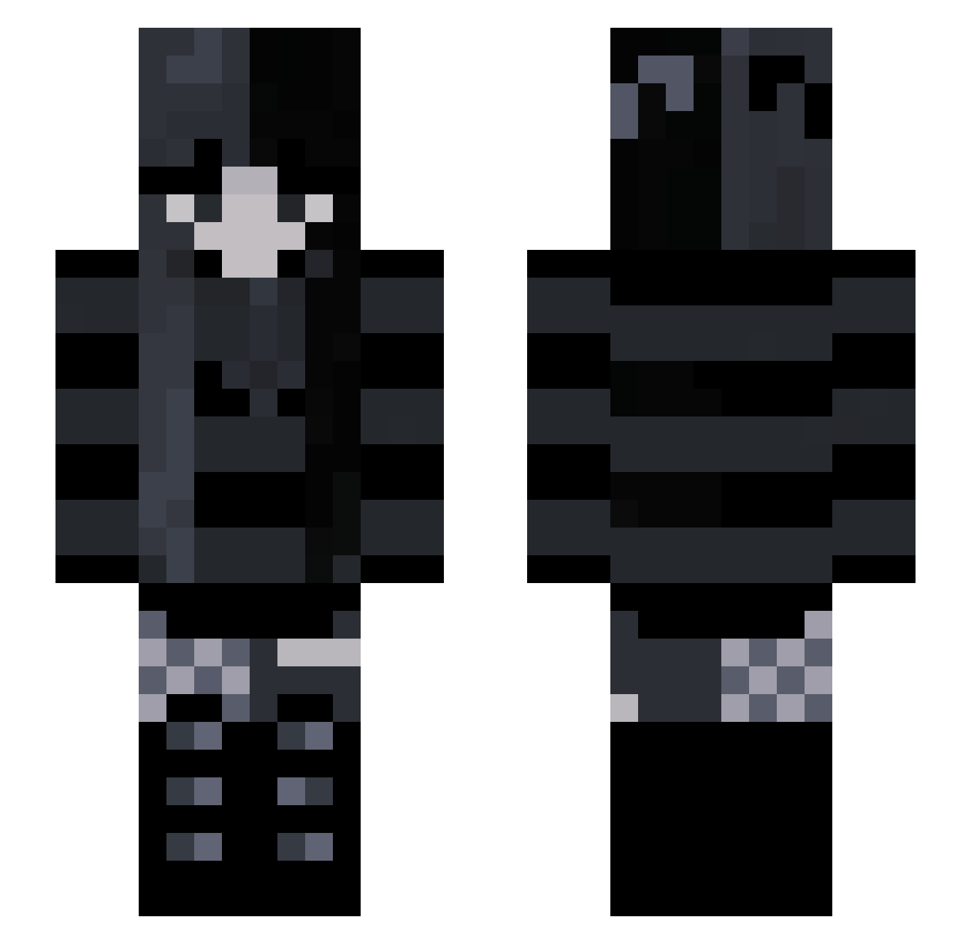 Spiderman_1104 Minecraft skin, front and back view