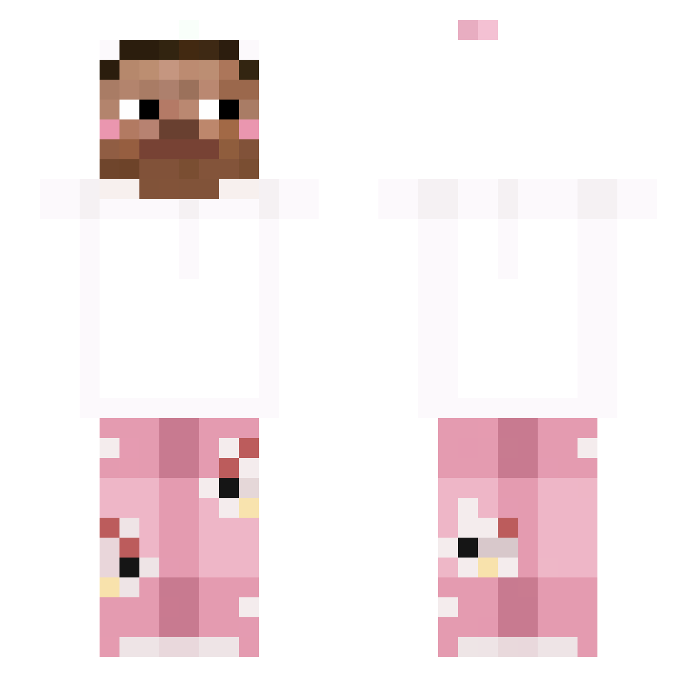 Lemompl6056 Minecraft skin, front and back view