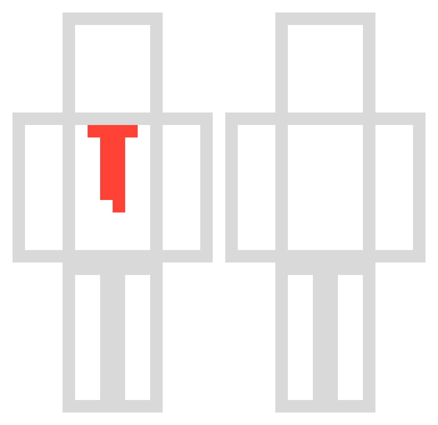 ZKavinZx Minecraft skin, front and back view