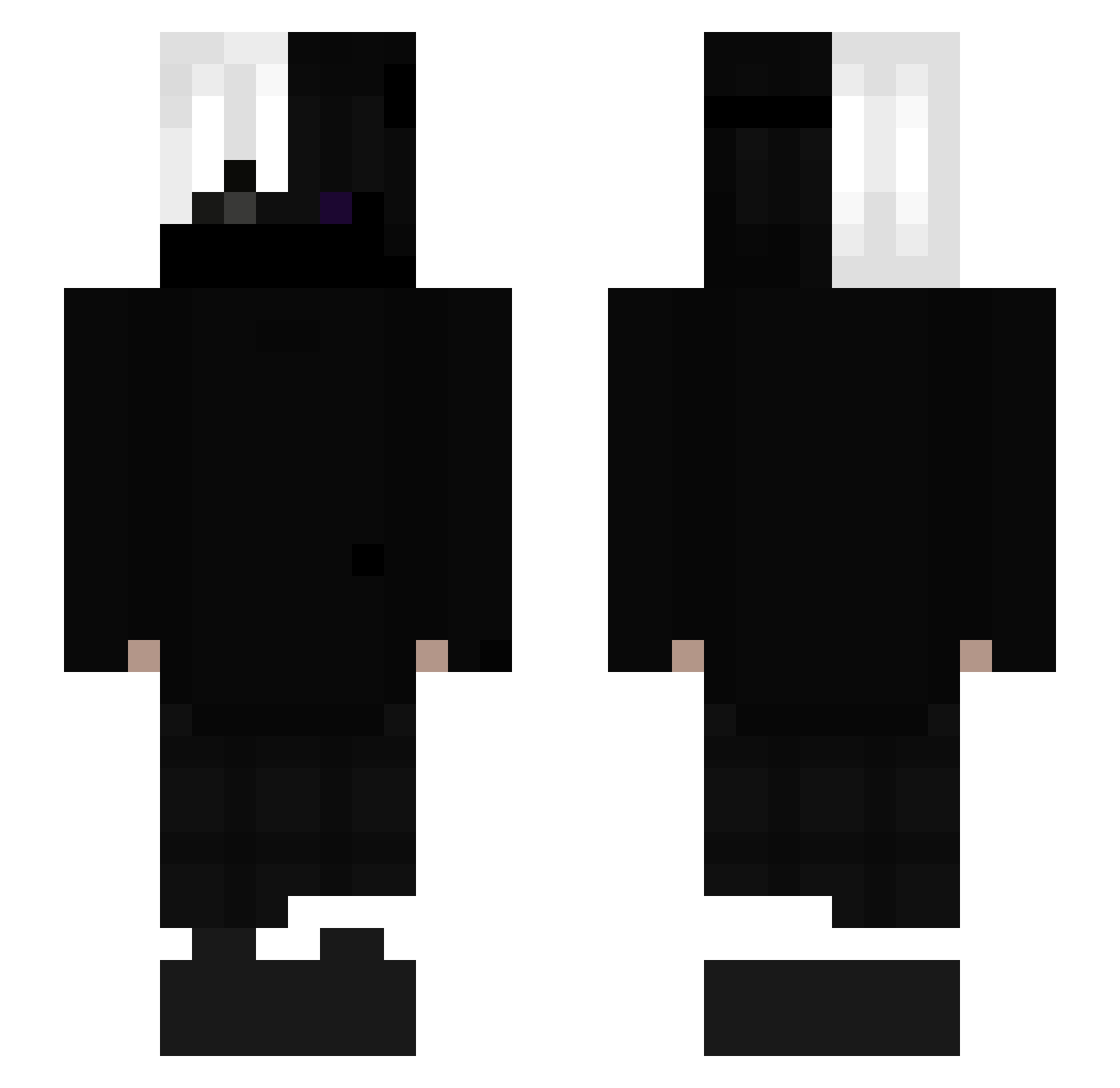 StanIsBetter Minecraft skin, front and back view