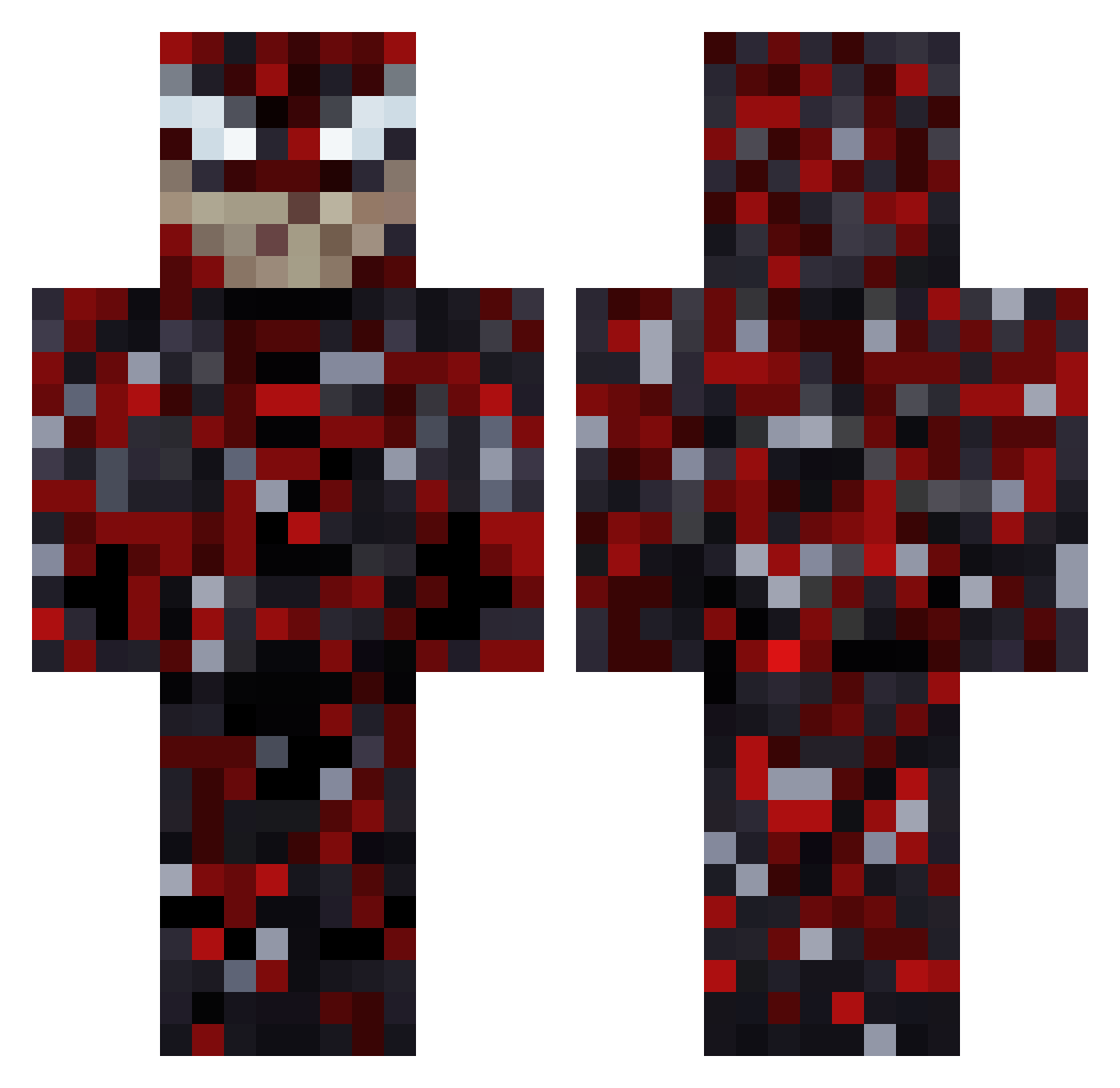 worekpyruf_ Minecraft skin, front and back view