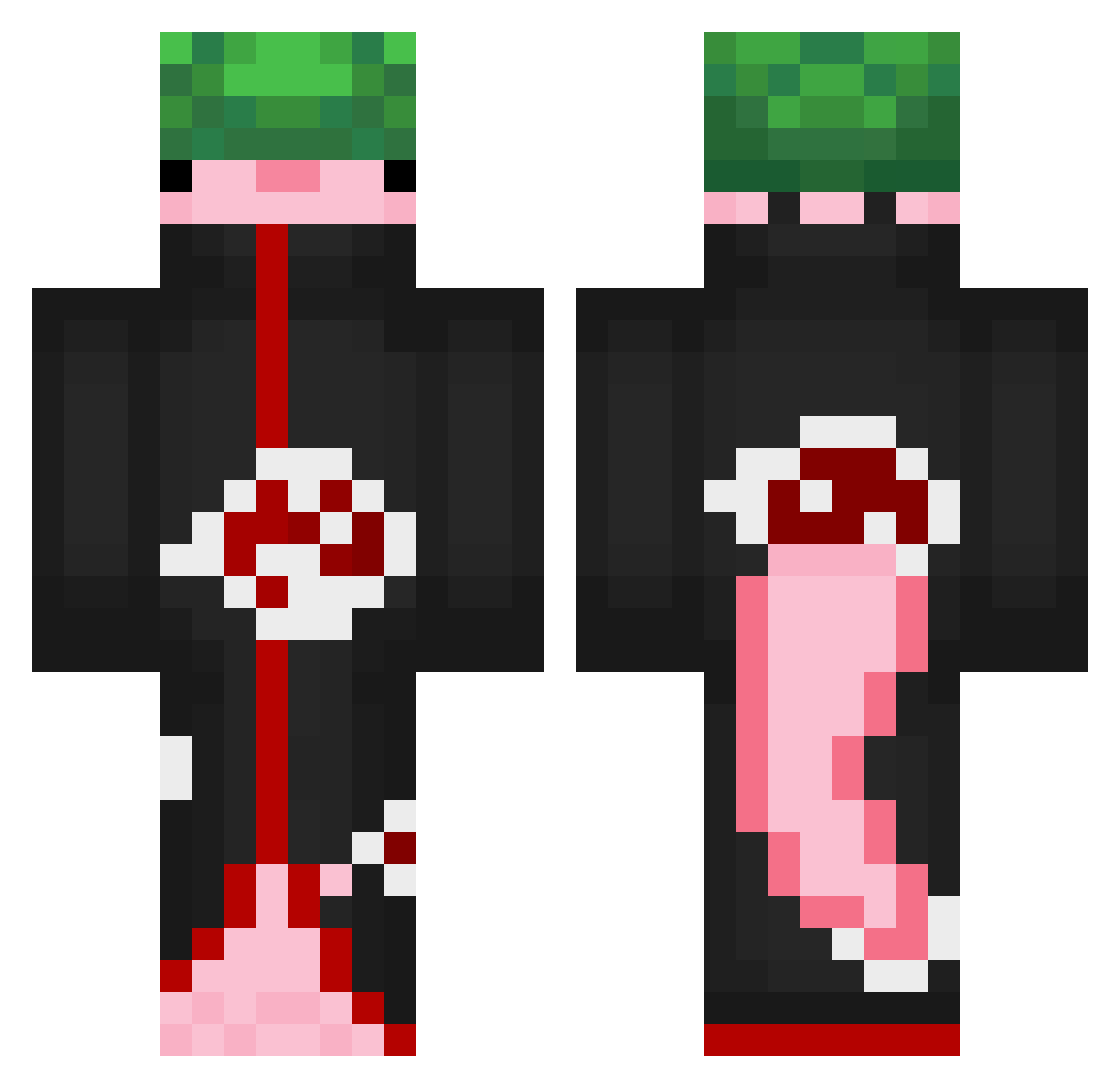 Manfri_07 Minecraft skin, front and back view