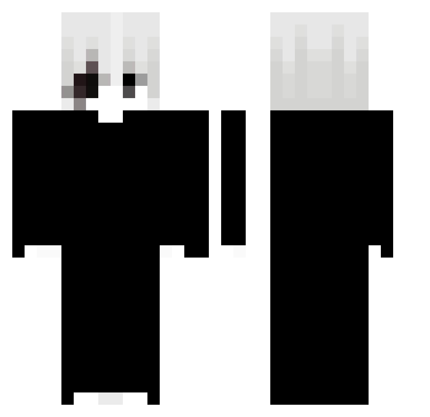 crxly_xsun Minecraft skin, front and back view