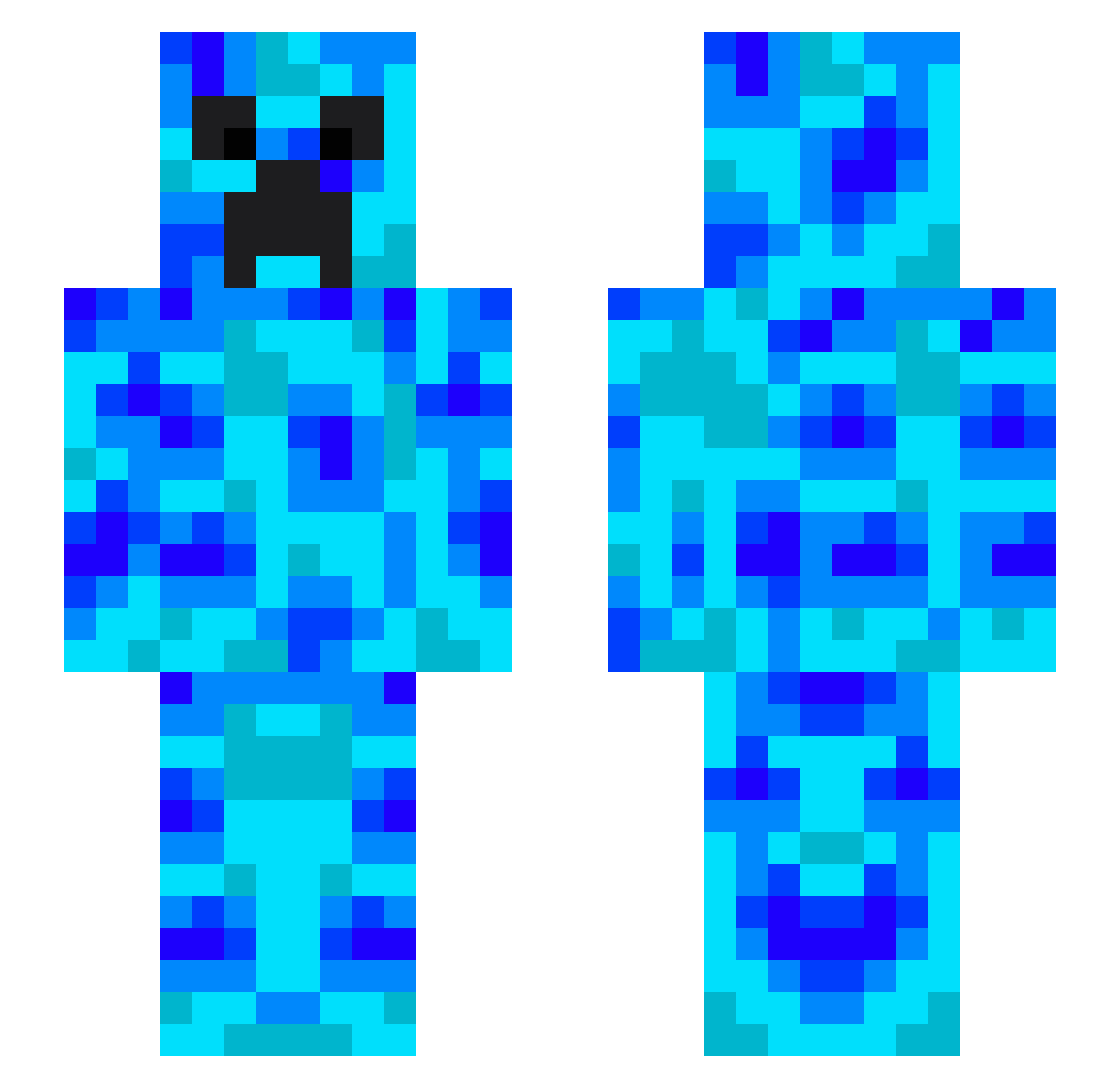 suesgott1220 Minecraft skin, front and back view