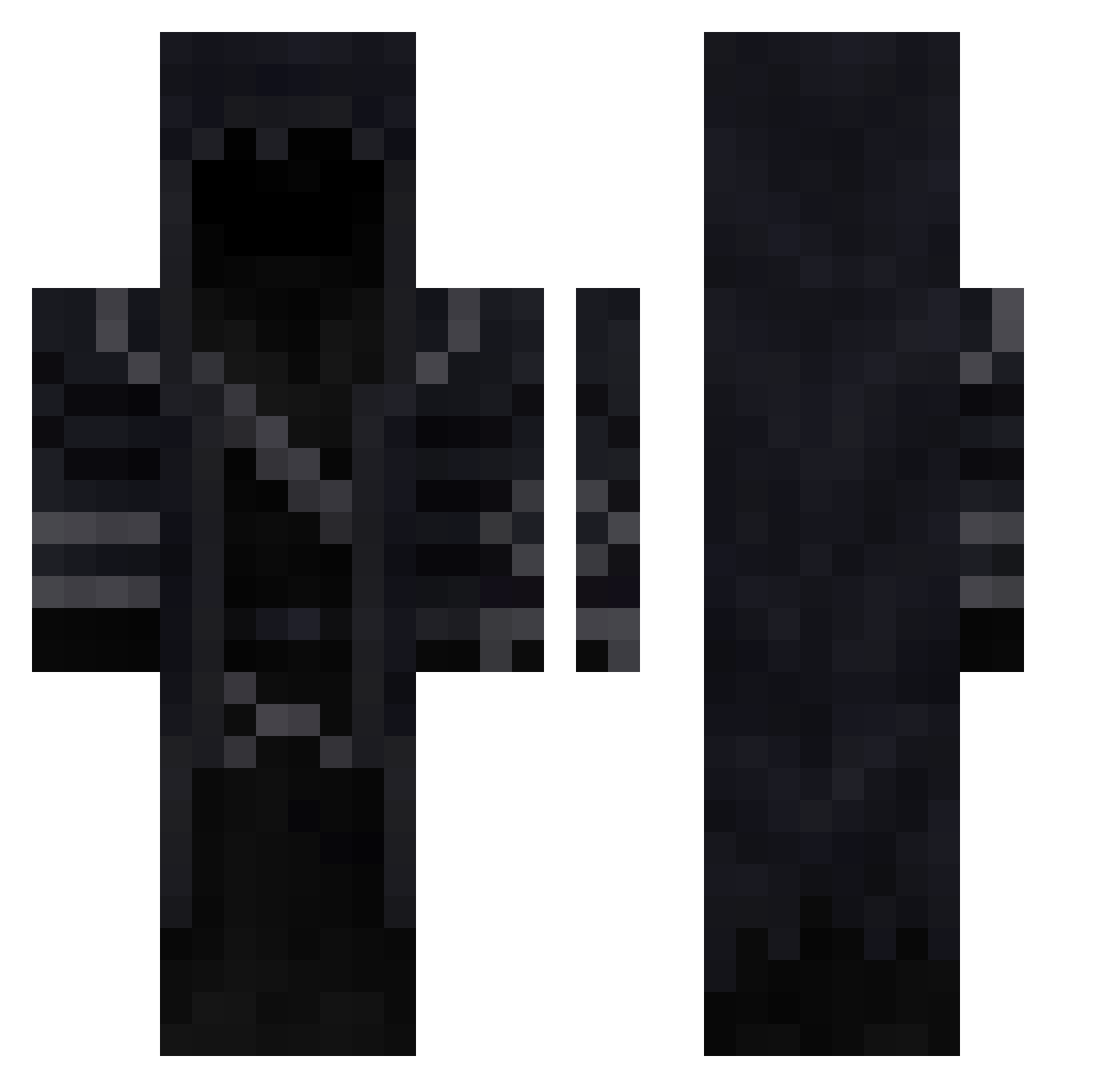 Revxnxnt Minecraft skin, front and back view