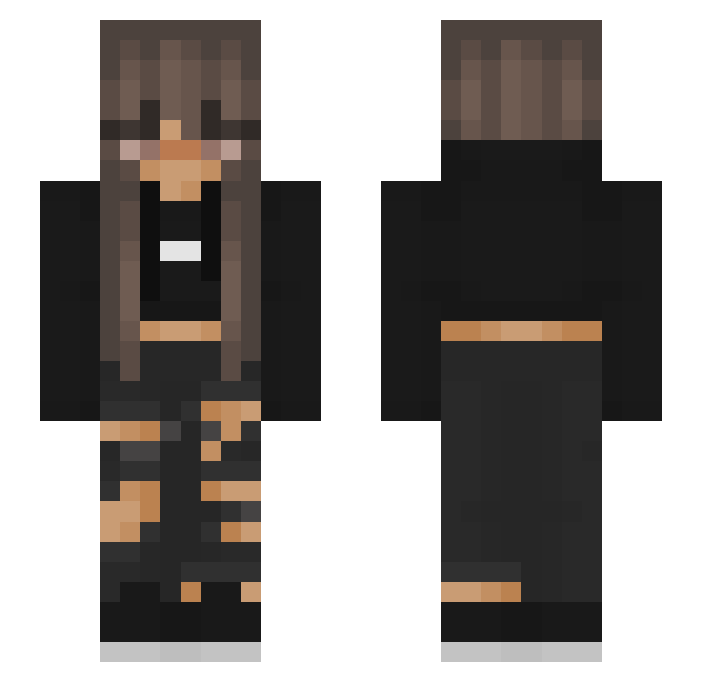 chlebek_2812 Minecraft skin, front and back view