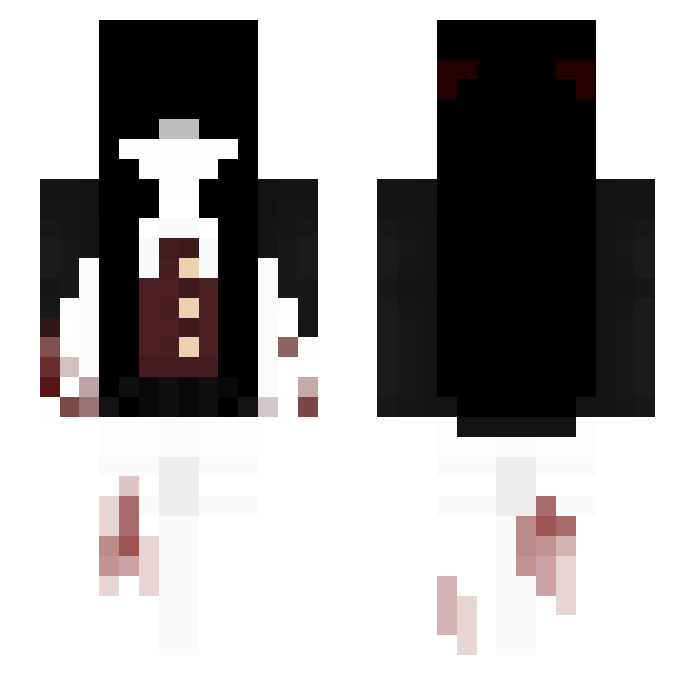 filipoppy2 Minecraft skin, front and back view