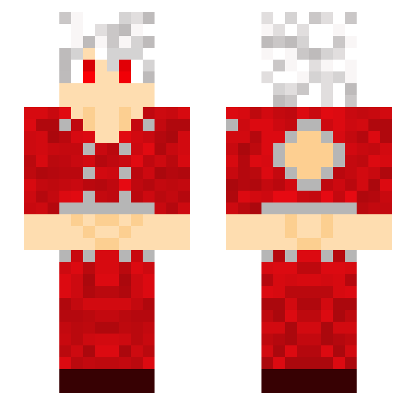 GowtherTheGayest Minecraft skin, front and back view