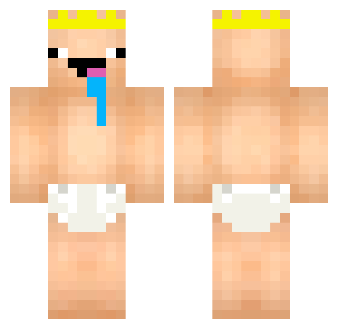 snoopy6514219 Minecraft skin, front and back view