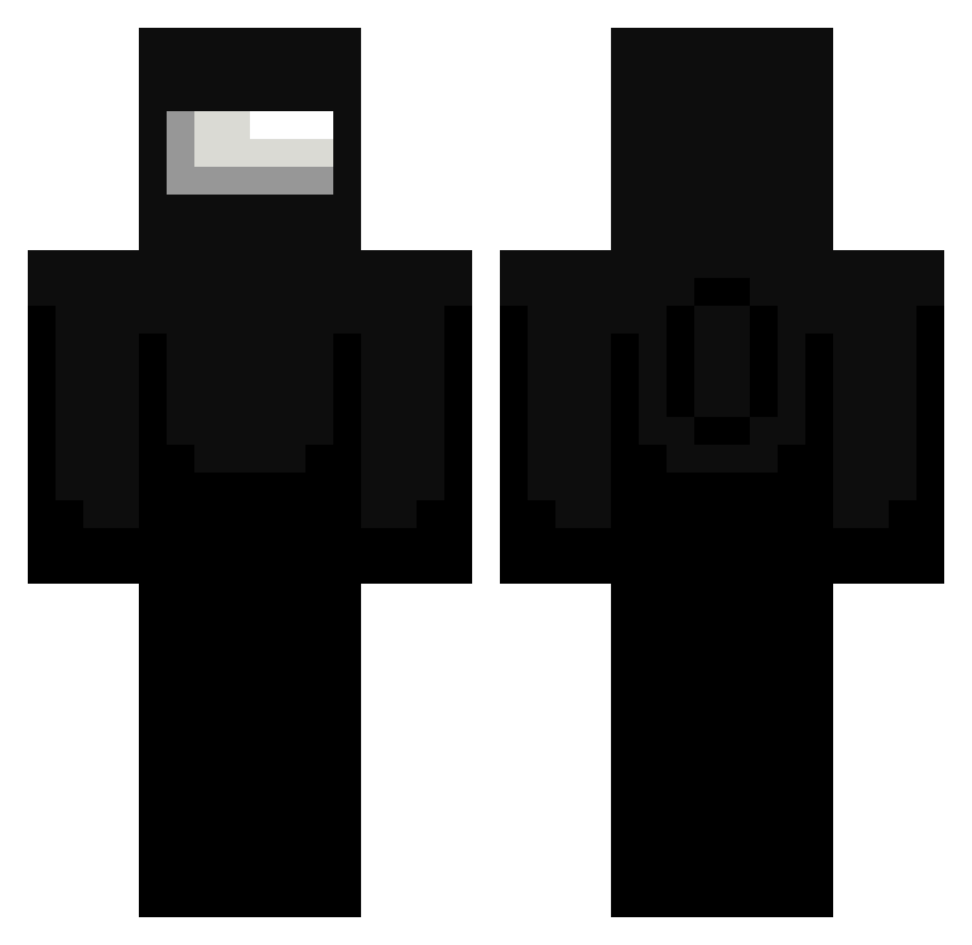 JinKwang Minecraft skin, front and back view