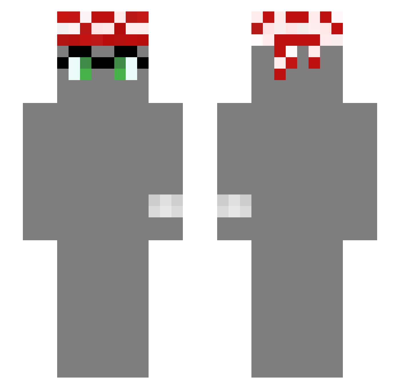 Avenox_21 Minecraft skin, front and back view