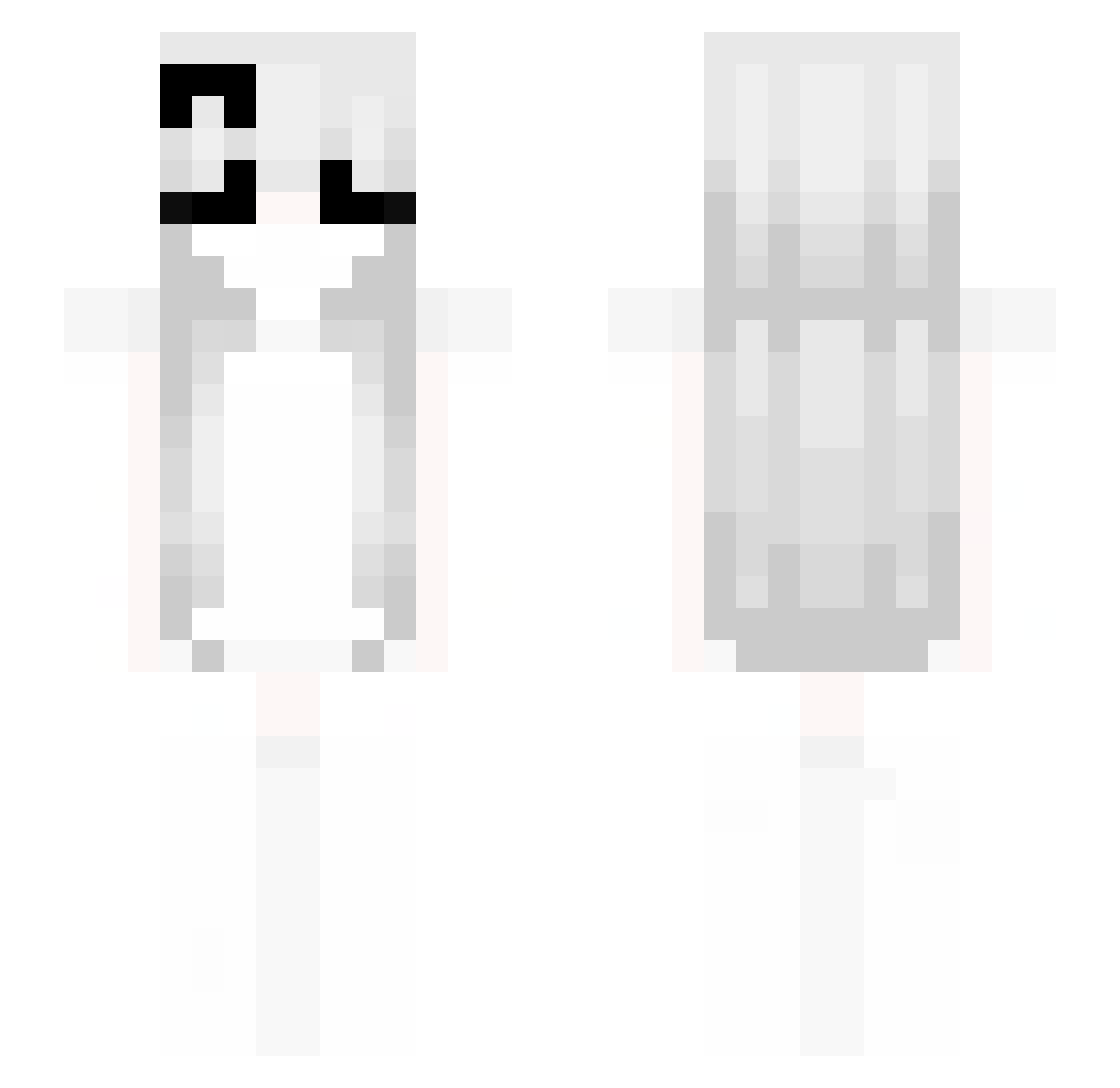 Septicemic Minecraft skin, front and back view