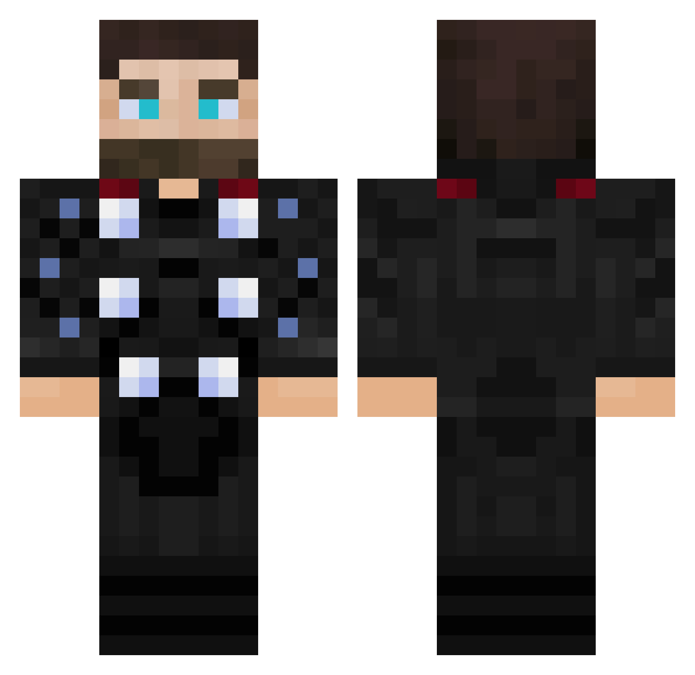 maestro__420 Minecraft skin, front and back view