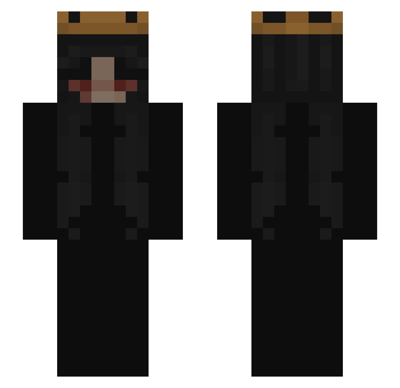 martn78 Minecraft skin, front and back view