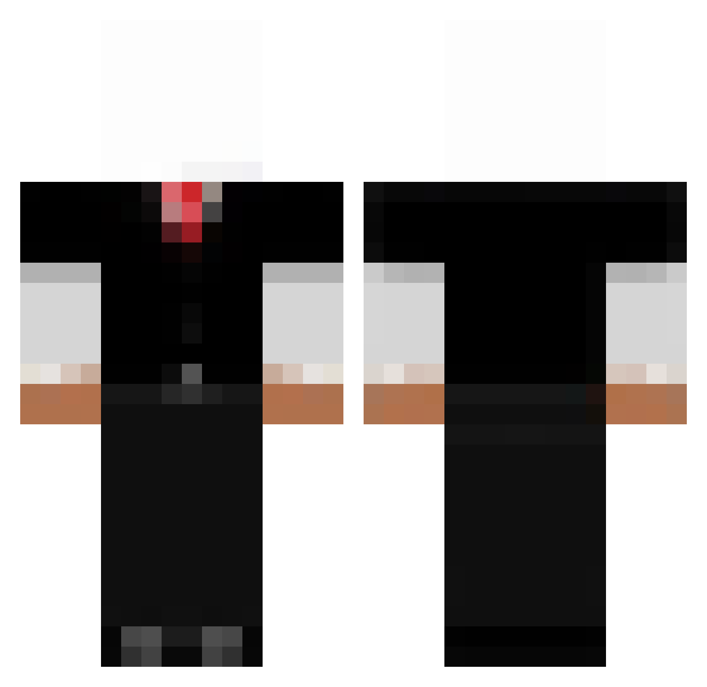 bumblebee4326 Minecraft skin, front and back view